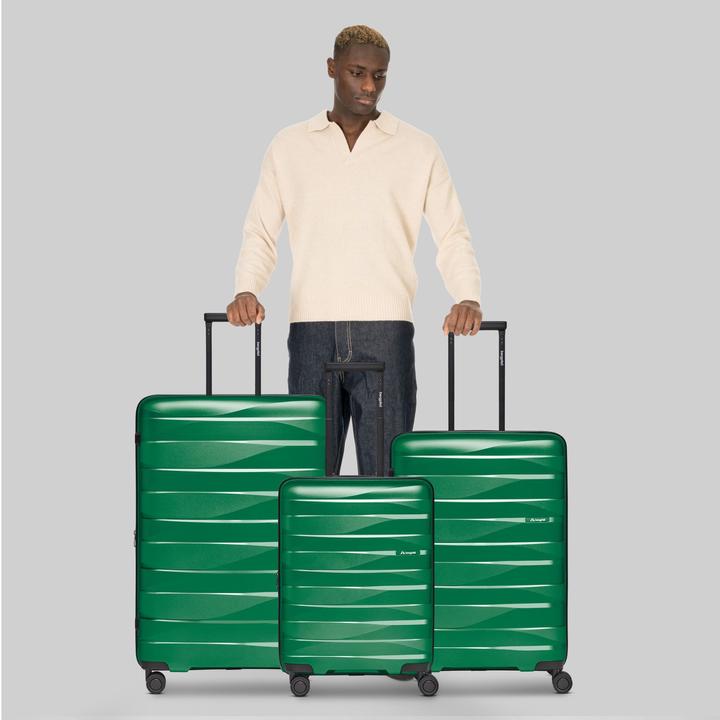 Produktbild Bergpfeil Travel 4-Rollen Kofferset 3-tlg. mit Dehnfalte (228 l, XL (ab 115l))