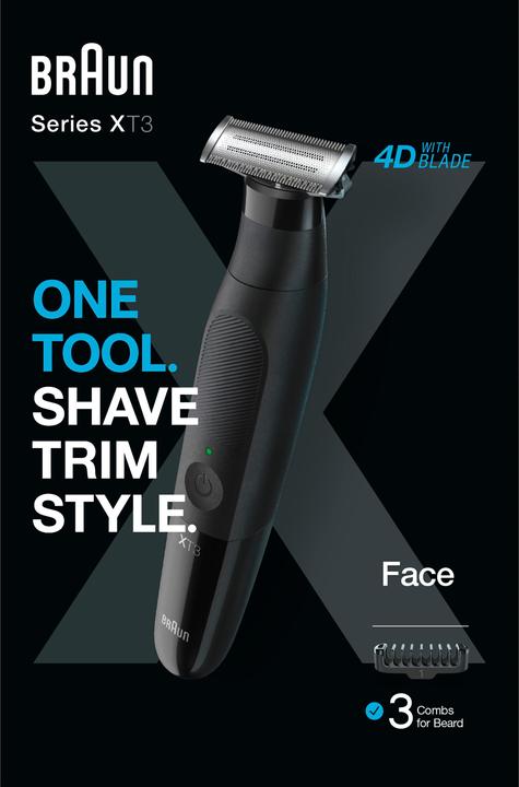 Actual product image Braun Series X beard trimmer