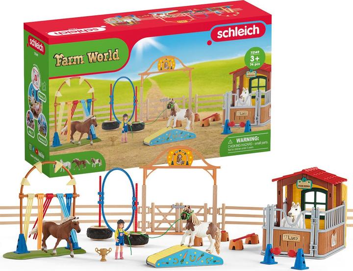 Actual product image Schleich Agility at the horse box