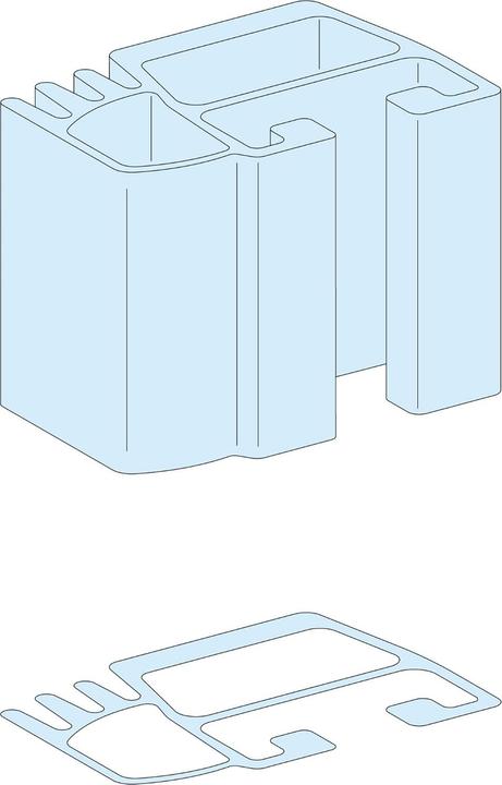 Image du produit Schneider Electric Jeu de barres LINERGY 1000A L1620 LVS04504