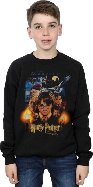 Produktbild The Sorcerer's Stone Poster Sweatshirt Jungen (140, 146)