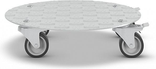 Actual product image Wagner System Plant trolley, aluminium, max. load 150 kg, Ø 300 mm.