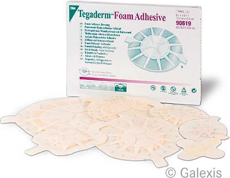 Image du produit 3M Tegaderm Foam Adhesive, ovale 7.6 x 7.6cm (5 x)