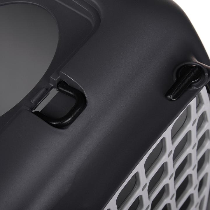 Actual product image Zolux Transporter GULLIVER 2 with plastic drum light gray / dark gray (Cat, Dog, Washable)