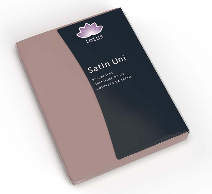 Image du produit Lotus Bettwaren Drap-housse en satin uni (160x200 cm)