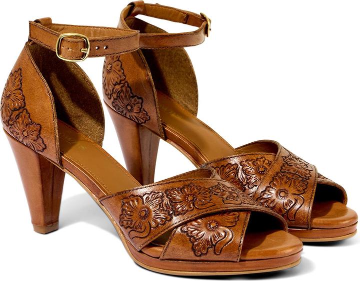 Immagine prodotto Joe Browns Floral Embossed Leather Heels (37)