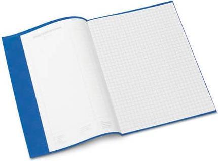 Produktbild HERMA Heftschoner, DIN A5, aus PP, dunkelblau gedeckt mit Strukturprägung, mit Beschriftungsetikett (A5)