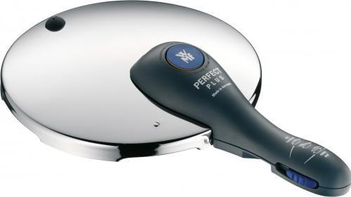 Produktbild WMF Schnellkochtopf 8,5l inkl. Einsatz Dampfkochtopf Perfect Plus Induktion (22 cm, Dampfkochtopf)