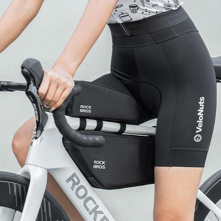 Image du produit Rockbros Bike Bag for Frame Under Top Tube 2.9l - Black (2.90 l, Sacoche de cadre)