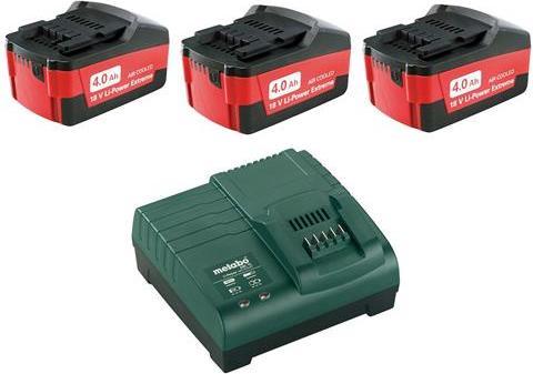 Metabo Kit de base 3 x 4.0 Ah (18 V)
