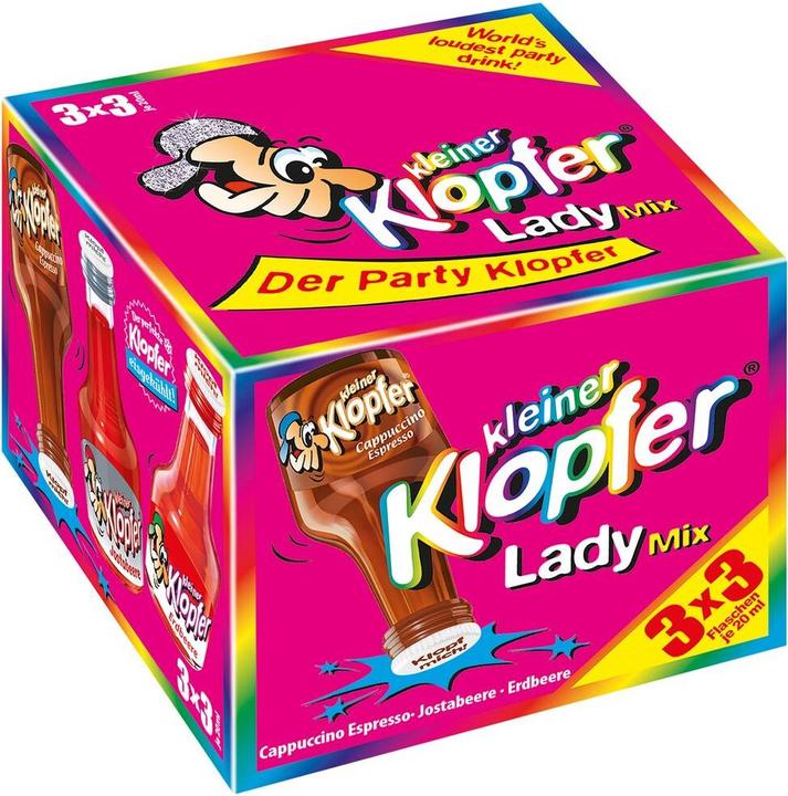 Immagine prodotto Kleiner Klopfer Lady-Mix confezione da 9 (1 x 2 cl)