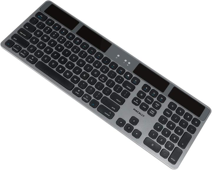 Immagine prodotto Macally Tastiera Bluetooth solare (US, Senza fili)