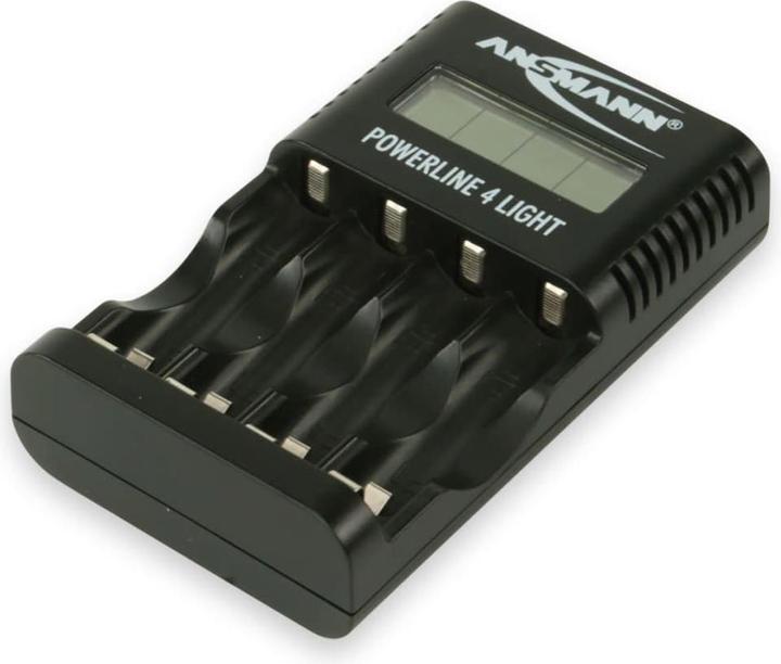 Ansmann Powerline 4 Light (1 Stk., AAA, AA, Ladegerät ohne Akku)