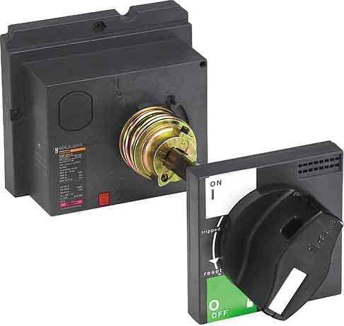 Image du produit Schneider Poignée tournante frontale NS 100-250, poignée noire 29338