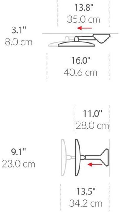Produktbild Simplehuman Kosmetikspiegel (13 x 29 x 41 cm)