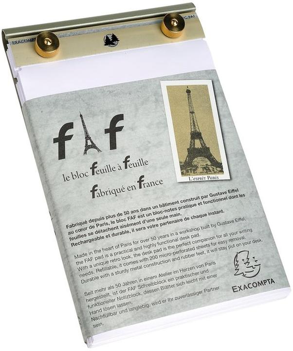 Image du produit Exacompta BLOC FAF COMPLET 21/13,5 N° 4 UNI - (21 x 13.5 cm, Blanc)