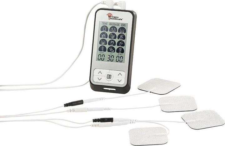 Newgen medicals Elettrostimolatore 3in1 per TENS, EMS, massaggio, 36 programmi