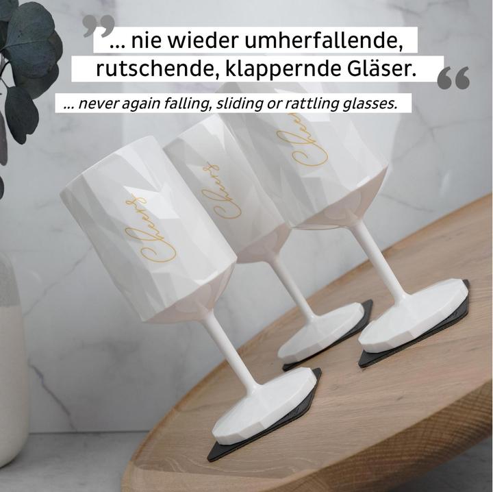 Actual product image Silwy Magnet Plastic Glass Wine Cheers (30 cl, 1 Glasses, Red wine glasses)