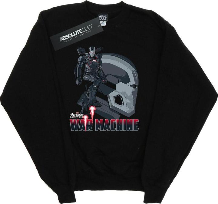Actual product image Boys Avengers Infinity War War Machine Character Sweatshirt (152, 158)