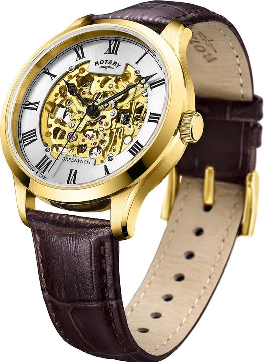 Produktbild Rotary GS02941/03 Greenwich Automatik 42mm 5ATM (Analoguhr, 42 mm)