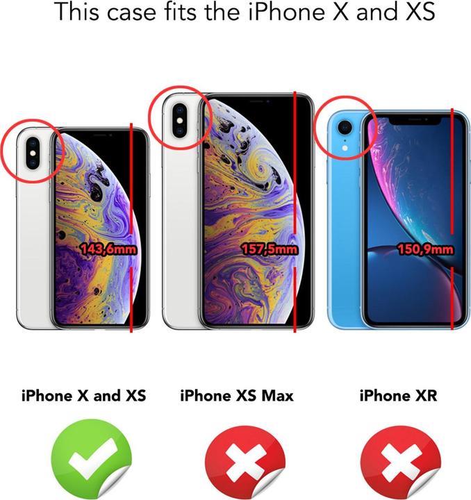 Produktbild Nalia Anti-Gravity Handyhülle (Apple iPhone X)