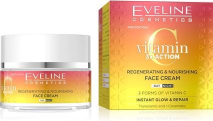 Produktbild Eveline VITAMIN C 3XACTION Krem regen-odż. d/n (50 ml, 24h Creme)