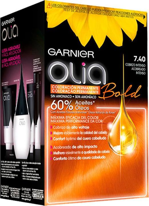 Immagine prodotto Garnier Olia Colore per capelli 7.40 Rame Intenso 60 g (7,40 Rame intenso)