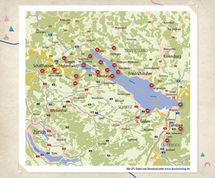 Produktbild Bodensee. Wanderungen für die Seele (Deutsch, Tatjana Degenhardt, 2019)