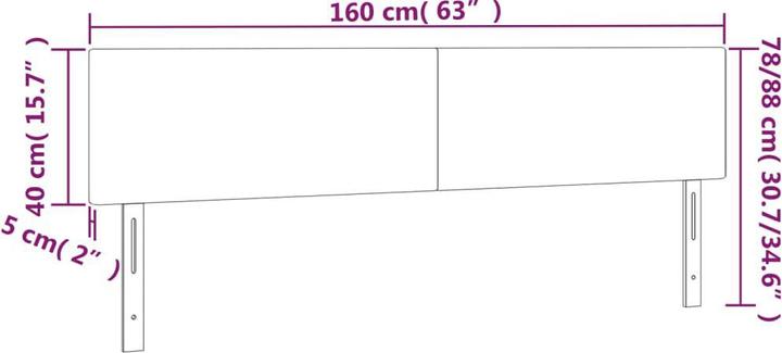 Immagine prodotto VidaXL Roberto (160 x 5 x 88 cm)