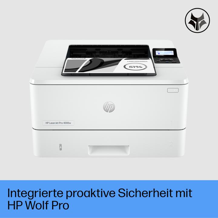 Produktbild HP LaserJet Pro 4002dw (Laser, Schwarz-Weiss)