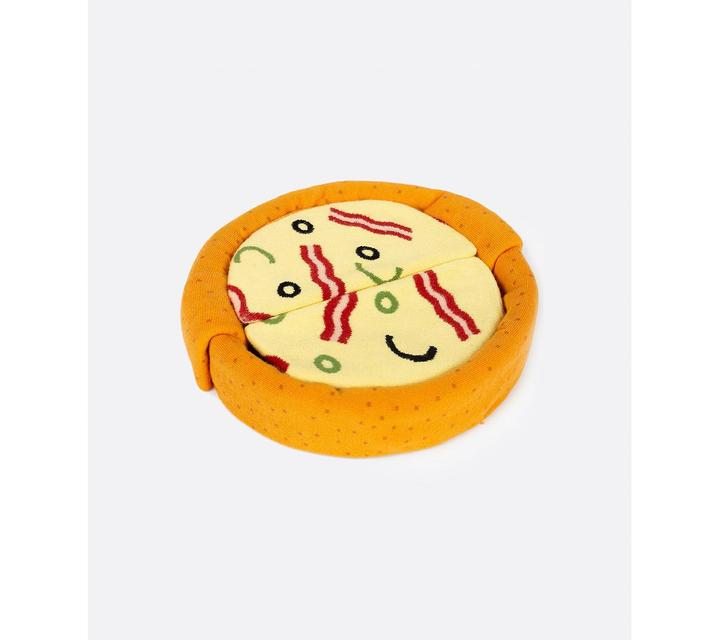 Image du produit Eat My Socks Chaussettes Napoli Pizza Socken, pizza complet (lot de 2, Taille unique)