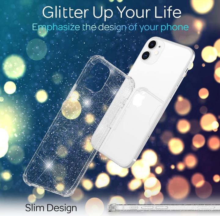 Produktbild Nalia Glitzer Hülle (Apple iPhone 12 mini)