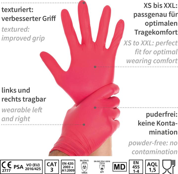 Produktbild Hygostar Nitrilhandschuhe (M)