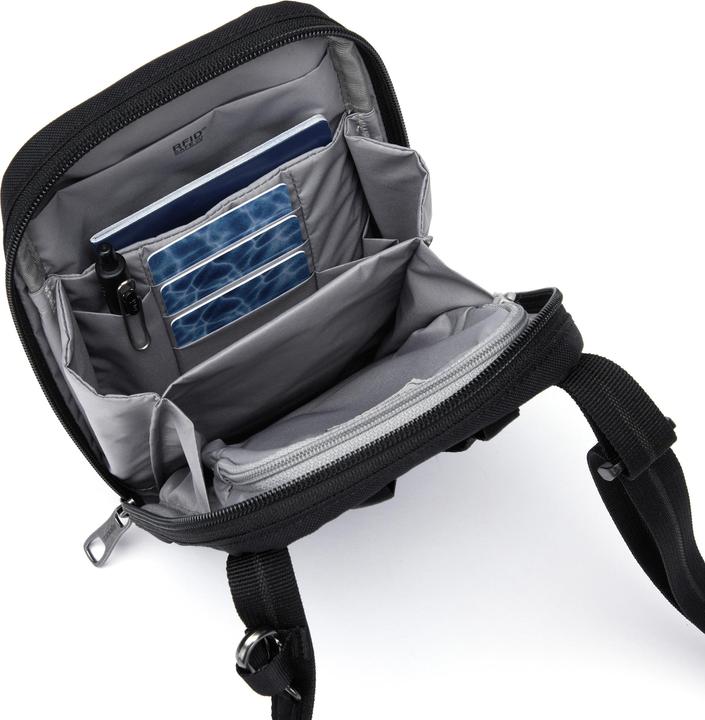 Produktbild Pacsafe RFIDsafe Tech Crossbody schwarz (Dokumenten- & Geldtasche)
