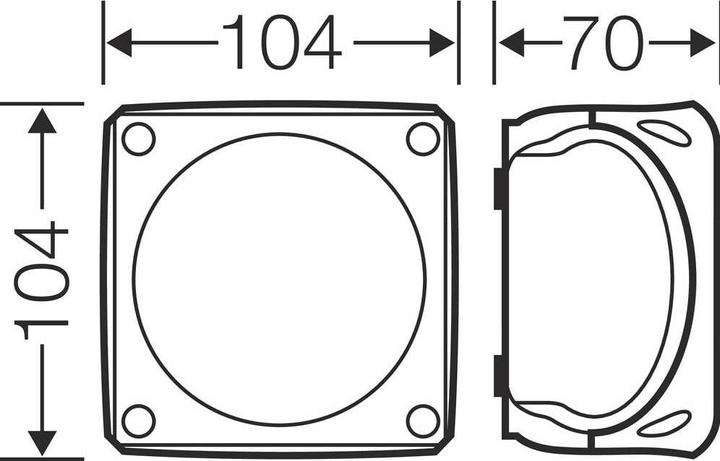 Immagine prodotto Hensel 4012591134367 Scatola di giunzione senza alogeni, sigillabile, resistente alle intemperie (L x L)
