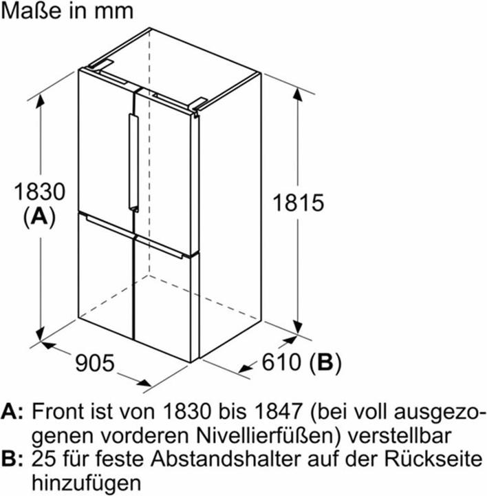 Immagine prodotto Bosch Hausgeräte KFN96VPEA (605 l)