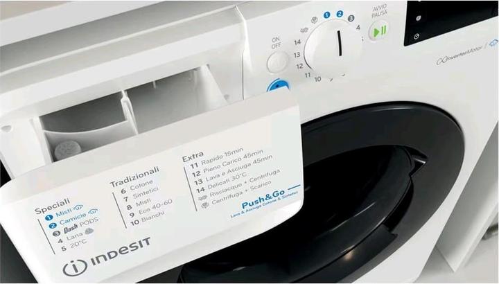 Image du produit Indesit Lave-linge séchant posable BDE 96436 WKV IT - BDE 96436 WKV IT