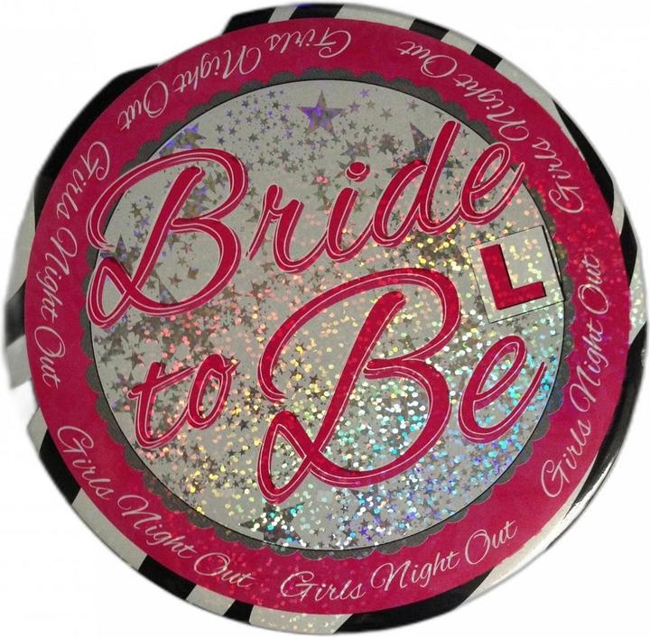 Actual product image Generic Bride To Be Giant Badge