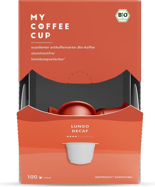 Immagine prodotto My-Cups Capsule di caffè Lungo decaffeinato 100 pezzi (100 x Porta.)