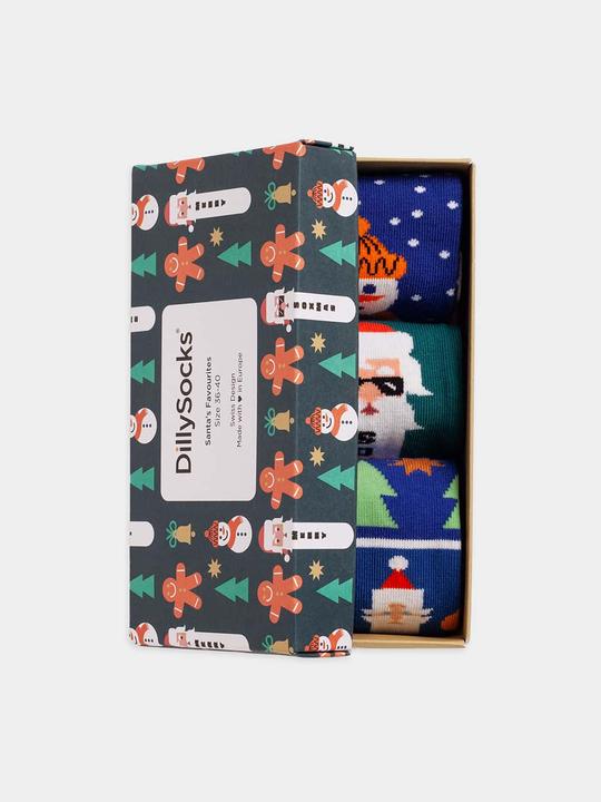 Immagine prodotto DillySocks I preferiti di Babbo Natale (confezione da 3, 36 - 40)