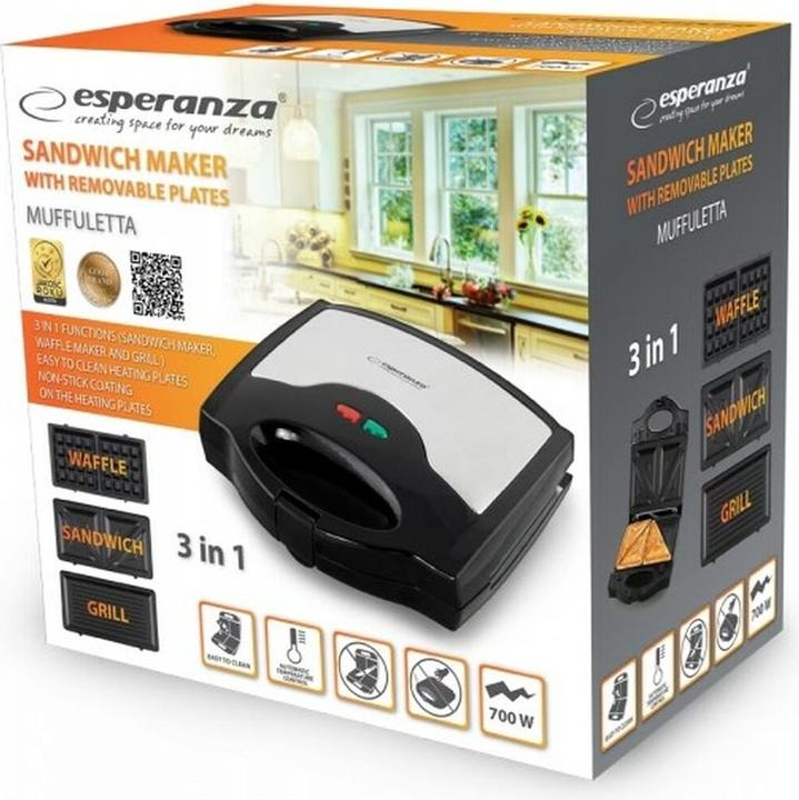Immagine prodotto Esperanza EKT005 Sandwich-Toaster
