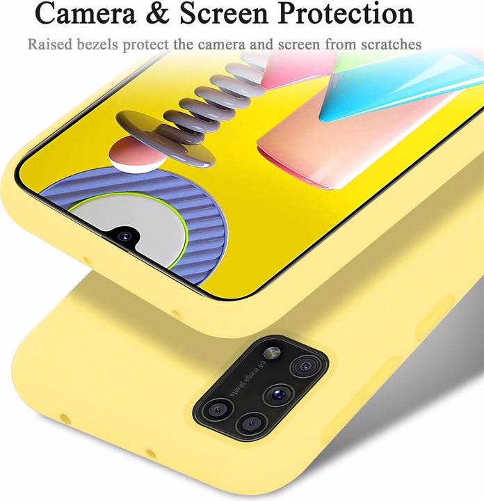 Immagine prodotto Cadorabo Copertura della cassa del silicone liquido TPU (Samsung Galaxy M31)