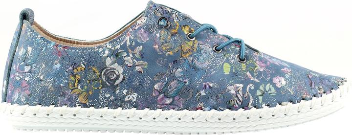Actual product image Lunar Exbury Floral Leather Canvas Shoes (37)