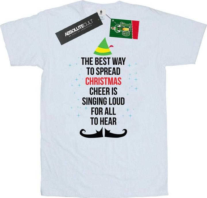 Produktbild Elf Christmas Cheer Text TShirt (XXL)