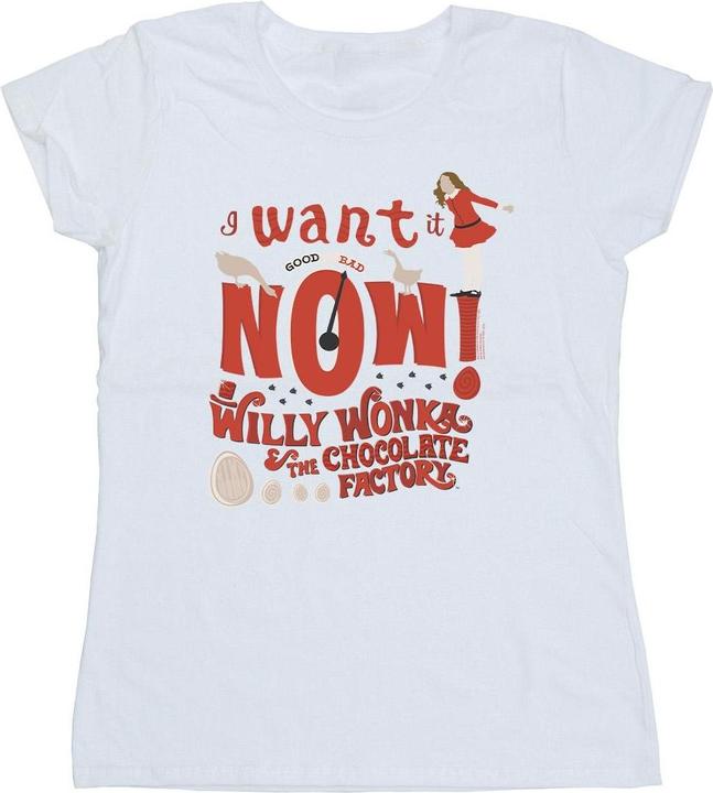 Produktbild Willy Wonka & the Chocolate Factory Verruca Salt I Want It Now TShirt (L)