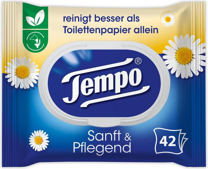 Tempo Feuchttücher sanft&pflegend Kamille (42 Stück)