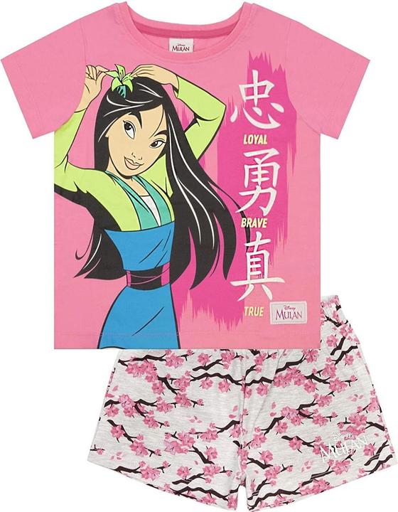 Produktbild Mulan Loyal Brave True Schlafanzug mit Shorts Mädchen (128)