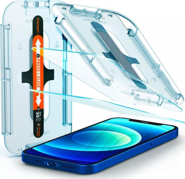 Produktbild Spigen tR EZ Fit (2 Stück, Apple iPhone 12, Apple iPhone 12 Pro)