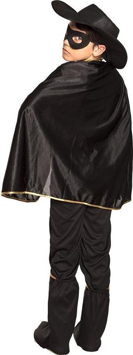 Actual product image Boland Costume Bandit Z, 7-9 years one-piece jumpsuit, belt, hat, mask, boots (128, 134)