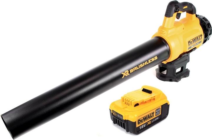 Immagine prodotto DeWalt DCM 562 Soffiatore a batteria 18V + 1x Batteria DCB 182 18V 4,0 Ah - senza caricabatterie (Batteria ricaricabile, Soffiafoglie)